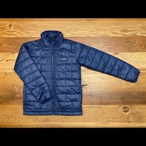 Patagonia Boys’ Nano Puff Jacket in Classic Navy